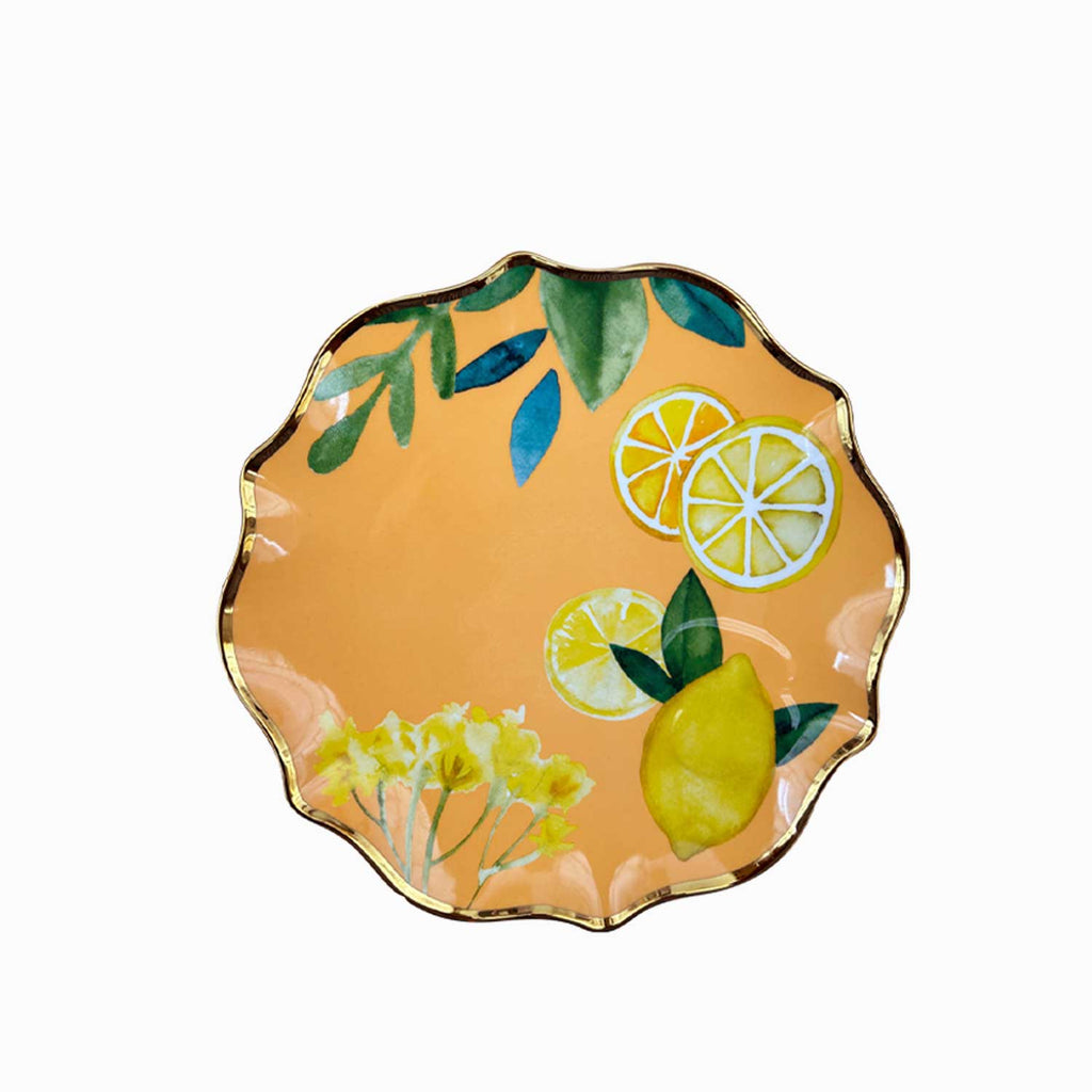 Plato mediano Frutal 20cm set x4