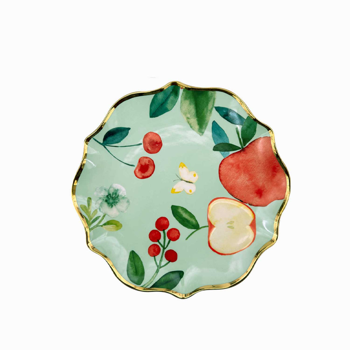 Plato mediano Frutal 20cm set x4