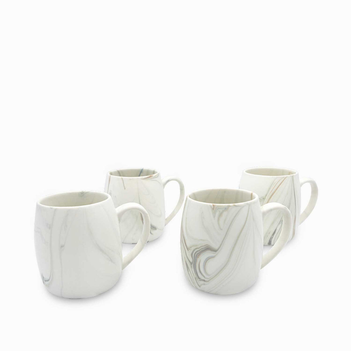 Mug Mármol cuarcita 500ml setx4