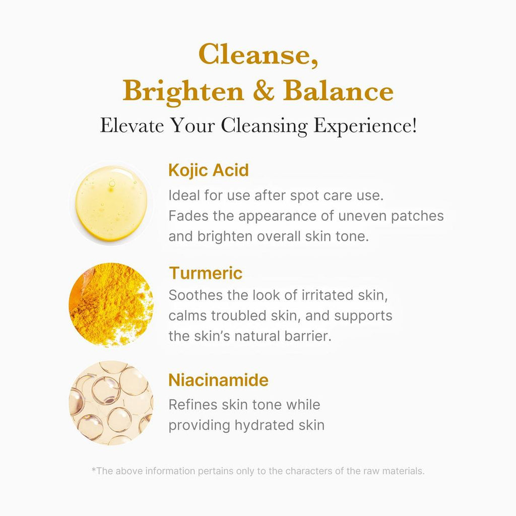 (SB) MEDICUBE KOJIC ACID TURMERIC TONING CLEANSER