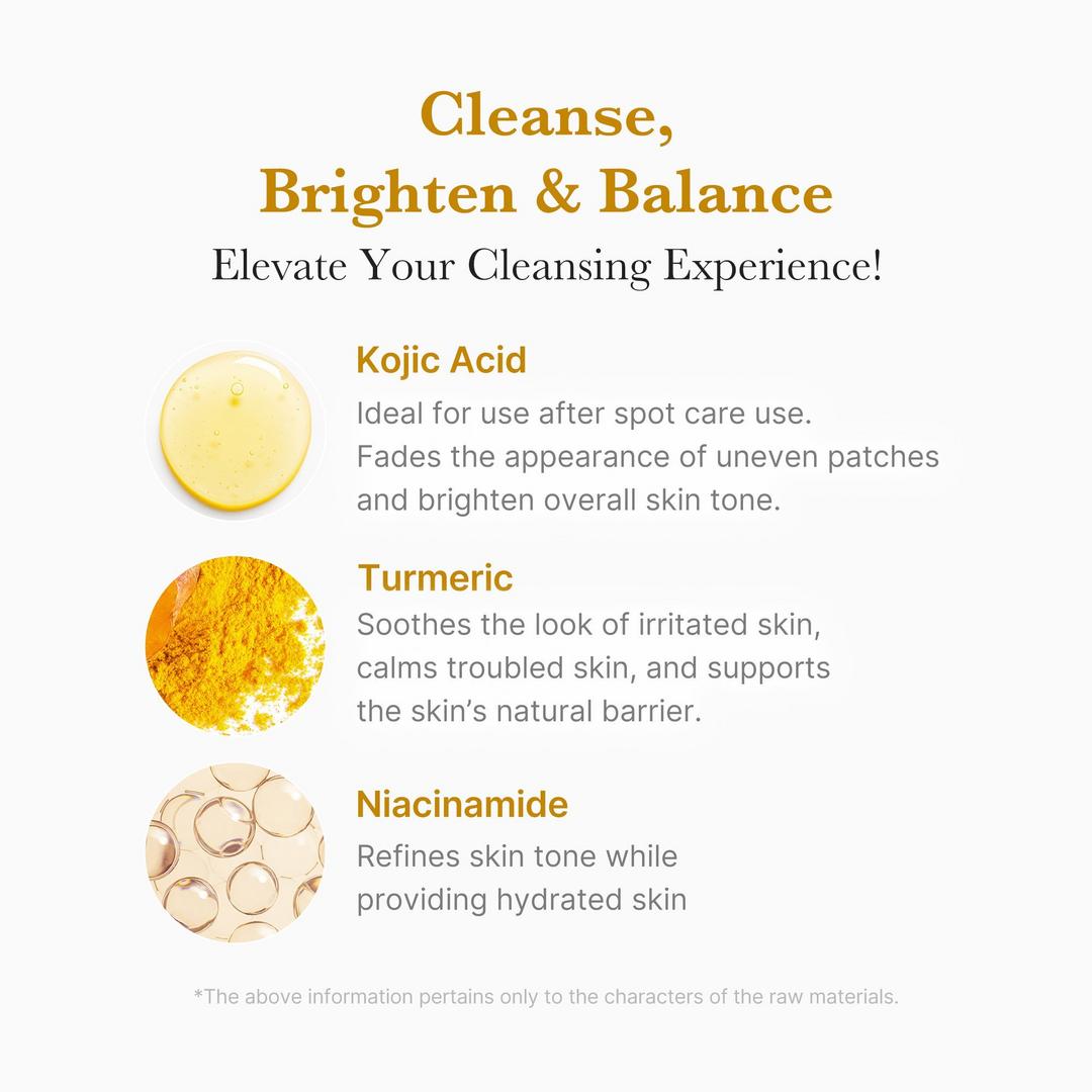 (SB) MEDICUBE KOJIC ACID TURMERIC TONING CLEANSER