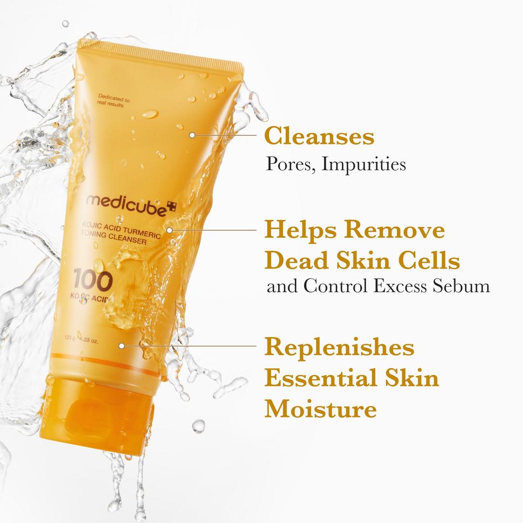 (SB) MEDICUBE KOJIC ACID TURMERIC TONING CLEANSER
