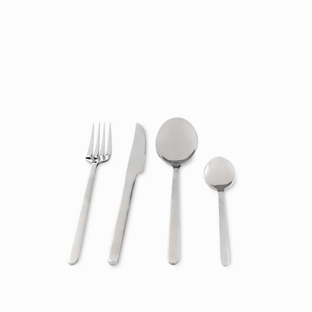 Cubiertos Alton plateado set x16