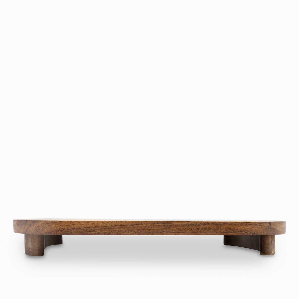 Tabla oval en acacia con patas 36cm