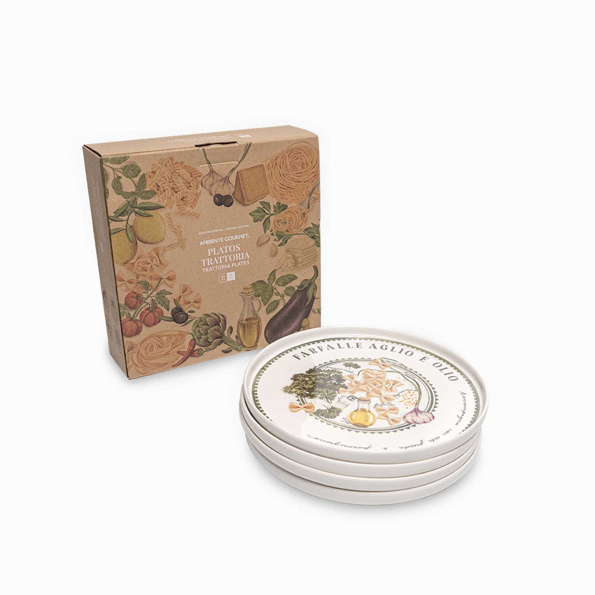 Plato Trattoria 27cm set x4
