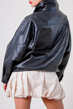 26 CHAQUETA BIKER EFECTO PIEL 8756.