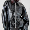 26 CHAQUETA EFECTO PIEL 8760.