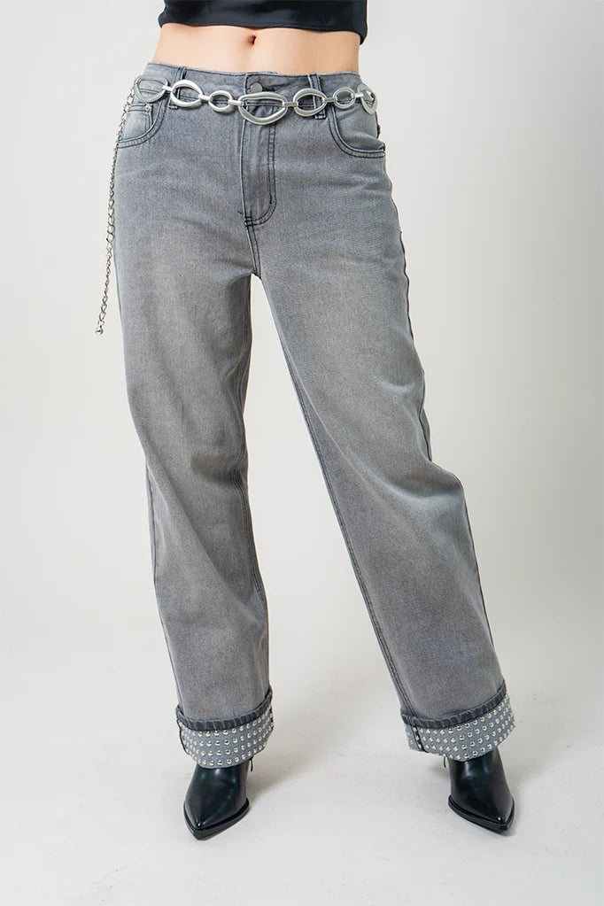 26 JEANS STRAIGHT TACHES 8767.