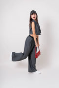 26 PANTALON RAYAS CINTURA ELASTICA 8786.