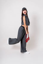 26 PANTALON RAYAS CINTURA ELASTICA 8786.