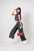 26 PANTALON RAYAS CINTURA ELASTICA 8786.