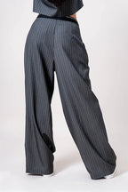 26 PANTALON RAYAS CINTURA ELASTICA 8786.