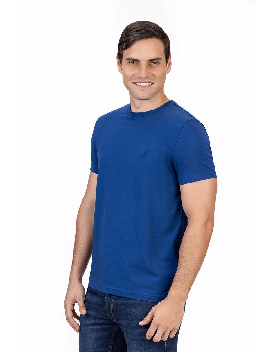Camiseta Nautica Mangas Cortas Lisa Para Caballeros by Nautica
