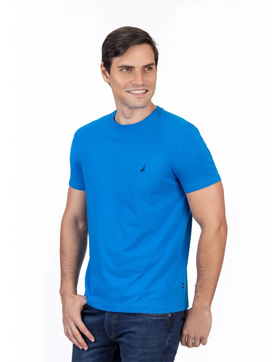 Camiseta Nautica Mangas Cortas Lisa Para Caballeros by Nautica