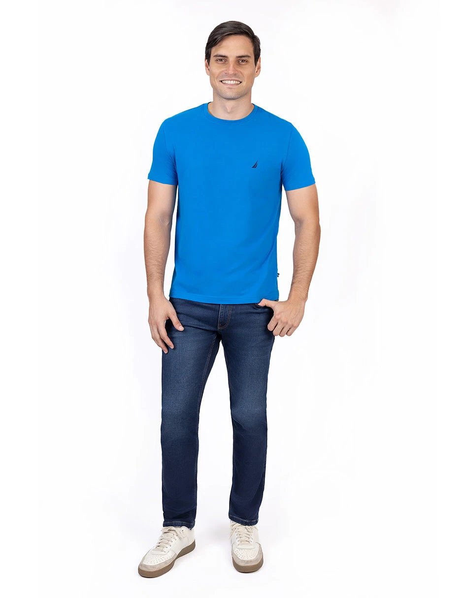 Camiseta Nautica Mangas Cortas Lisa Para Caballeros by Nautica