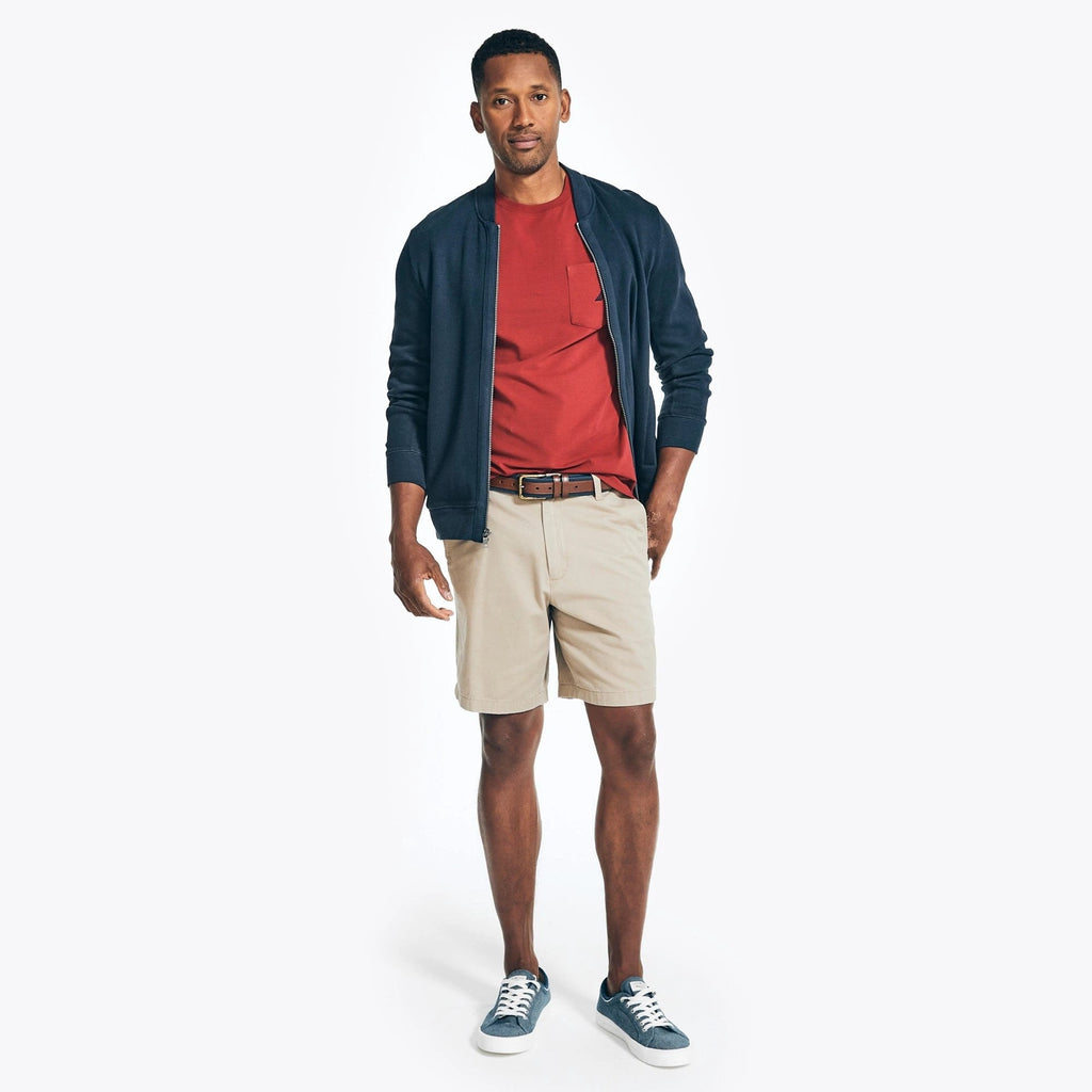 Camiseta Nautica Mangas Cortas Lisa P/ Caballeros 27000V-6BI by Nautica
