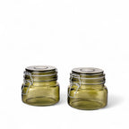 Recipiente redondo verde 400 ml setx2