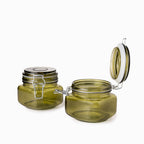 Recipiente redondo verde 400 ml setx2