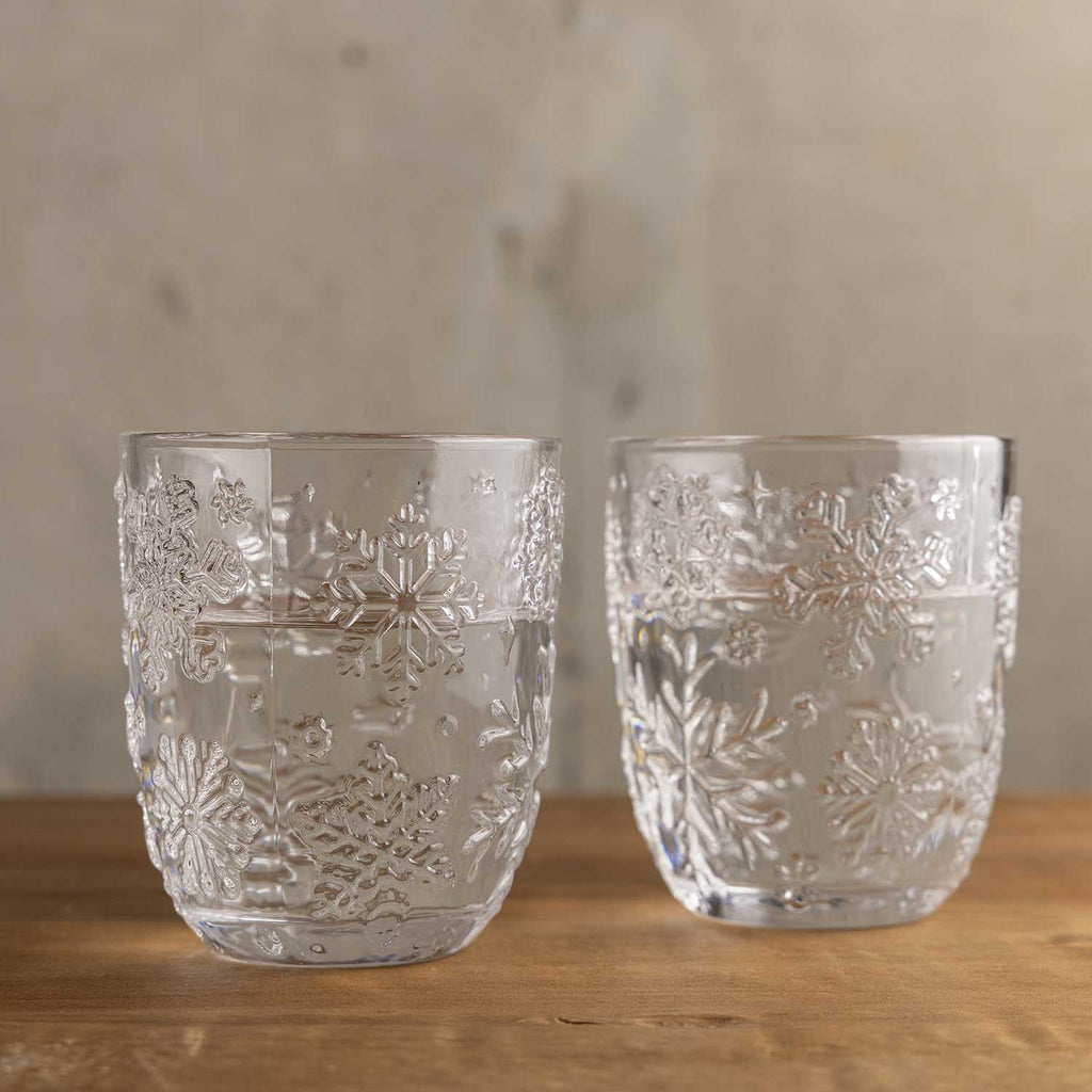 Vaso snowflake 340ml setx2