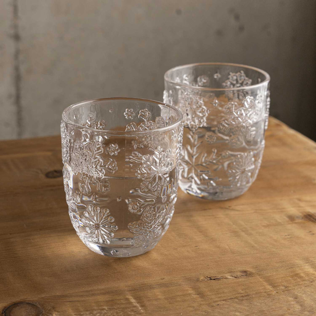 Vaso snowflake 340ml setx2