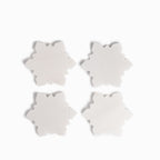 Portavasos snowflake mármol set x4
