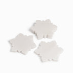 Portavasos snowflake mármol set x4