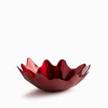Tazón poinsettia vidrio 28cm