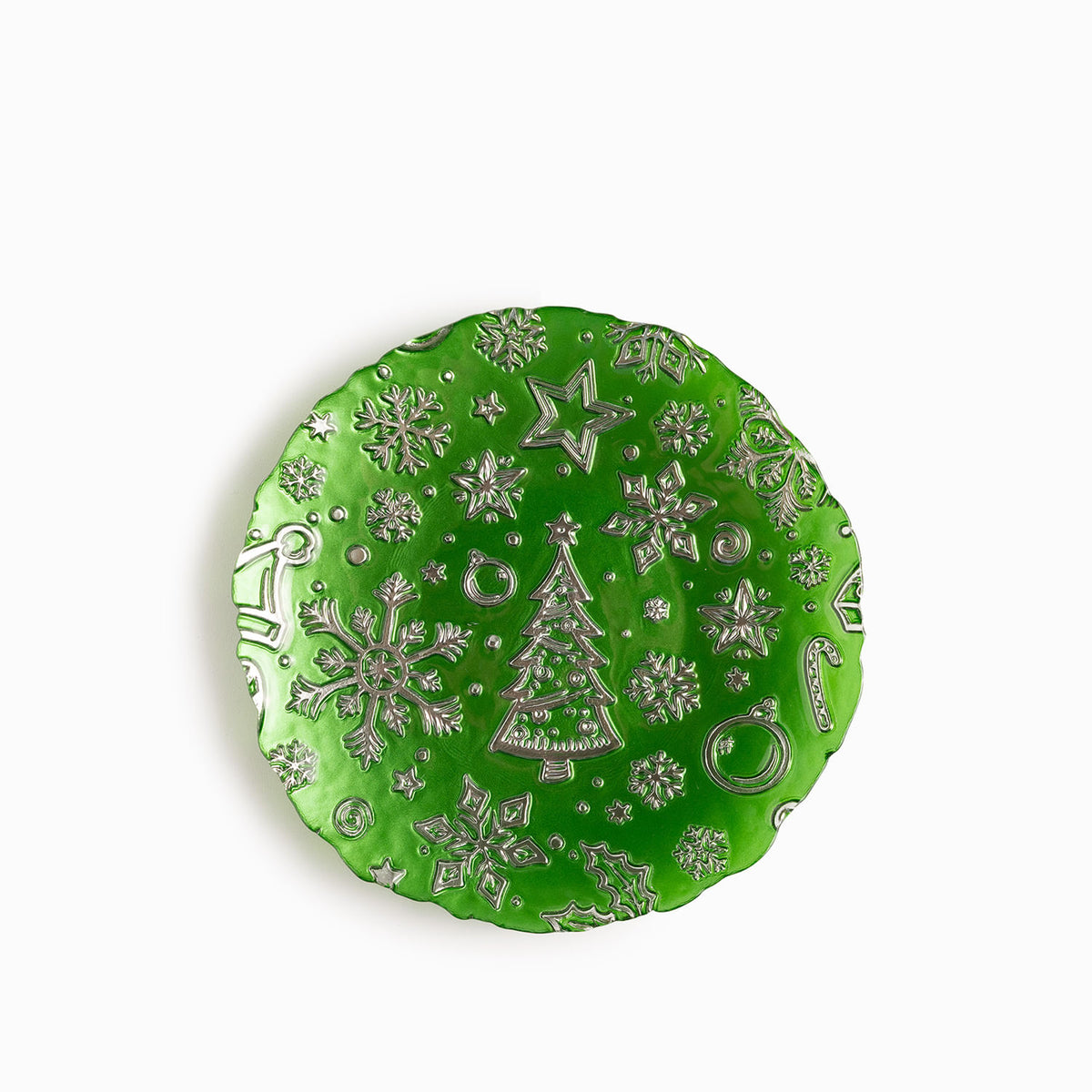 Plato mediano árbol-snow 22cm