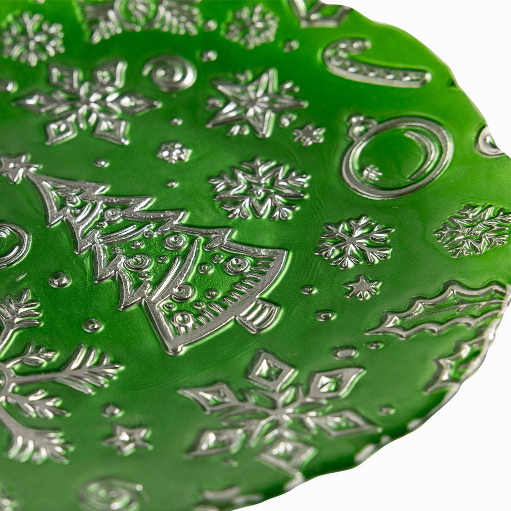 Plato mediano árbol-snow 22cm