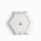 Plato snowflake blanco 24cm