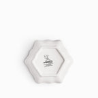 Plato snowflake blanco 14cm