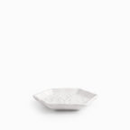 Plato snowflake blanco 14cm