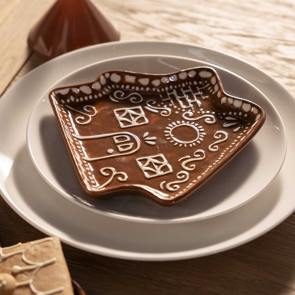 Plato Gingerbread house 16cm setx2