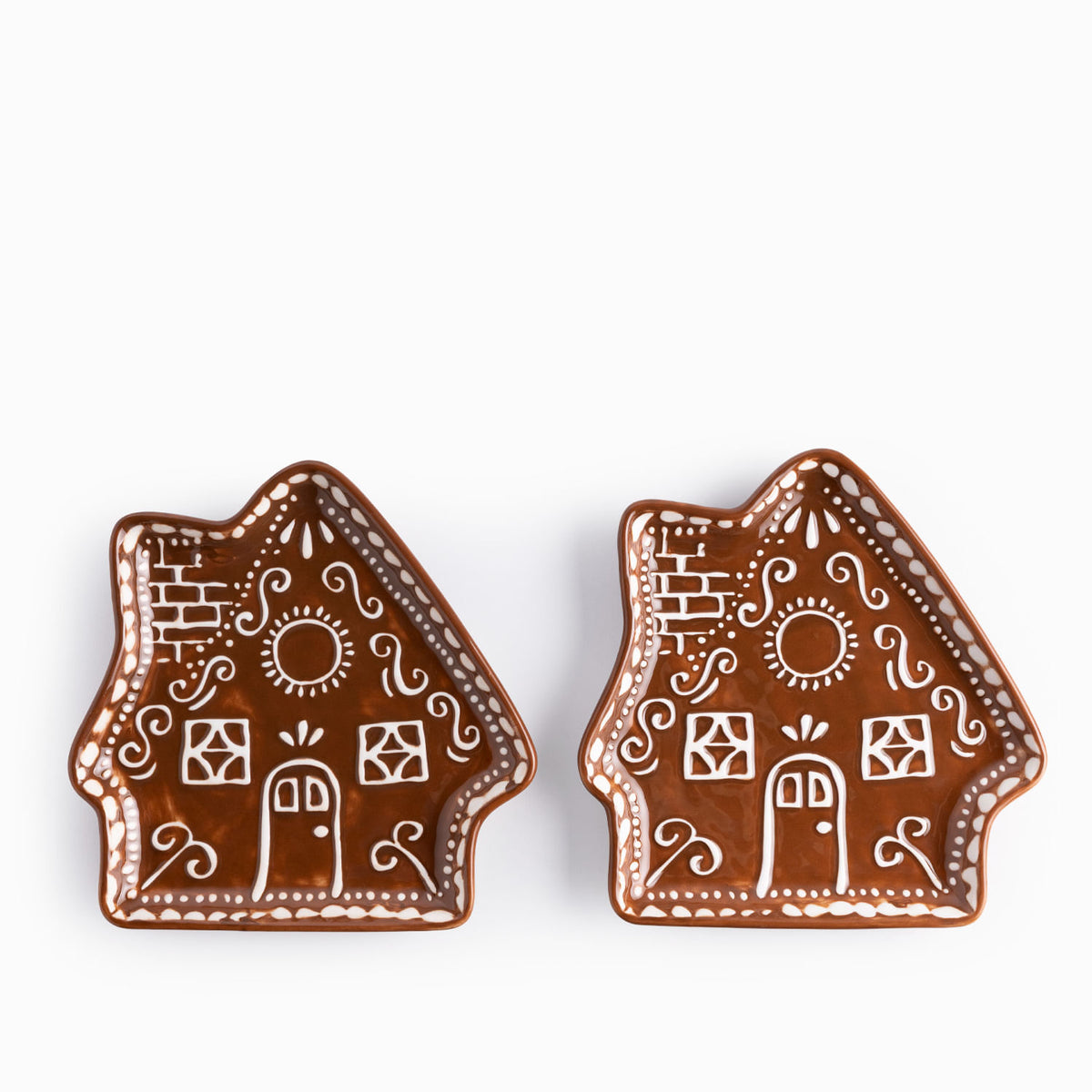 Plato Gingerbread house 16cm setx2