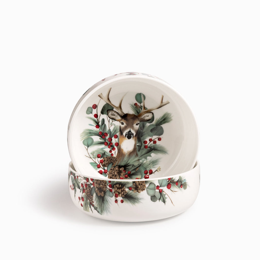 Bowl Navidad Silvestre Forest 850ml setx2