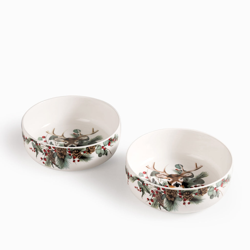 Bowl Navidad Silvestre Forest 850ml setx2
