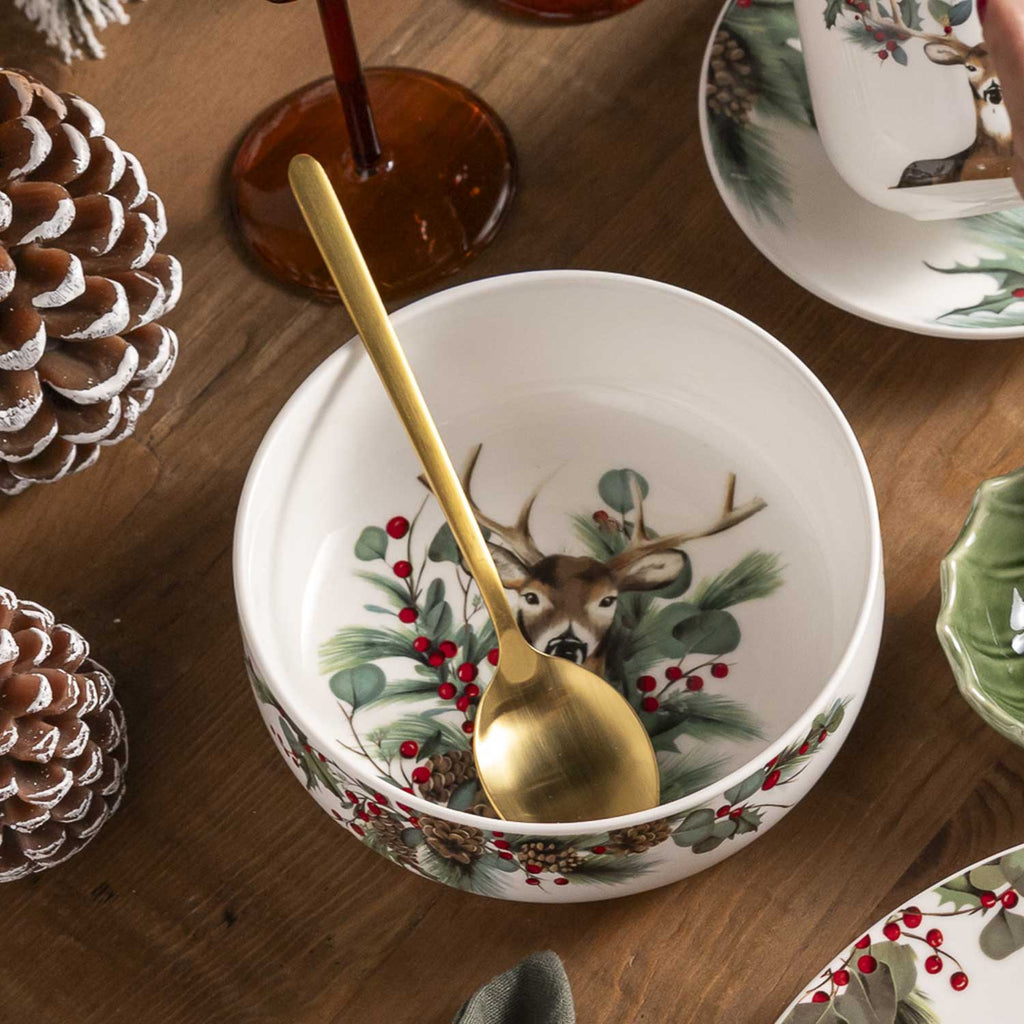 Bowl Navidad Silvestre Forest 850ml setx2