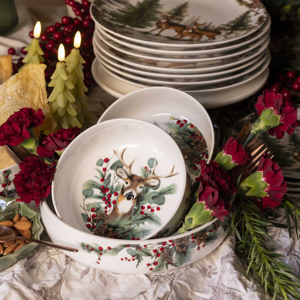 Bowl Navidad Silvestre Forest 850ml setx2