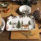 Bandeja Navidad Silvestre Forest 32cm