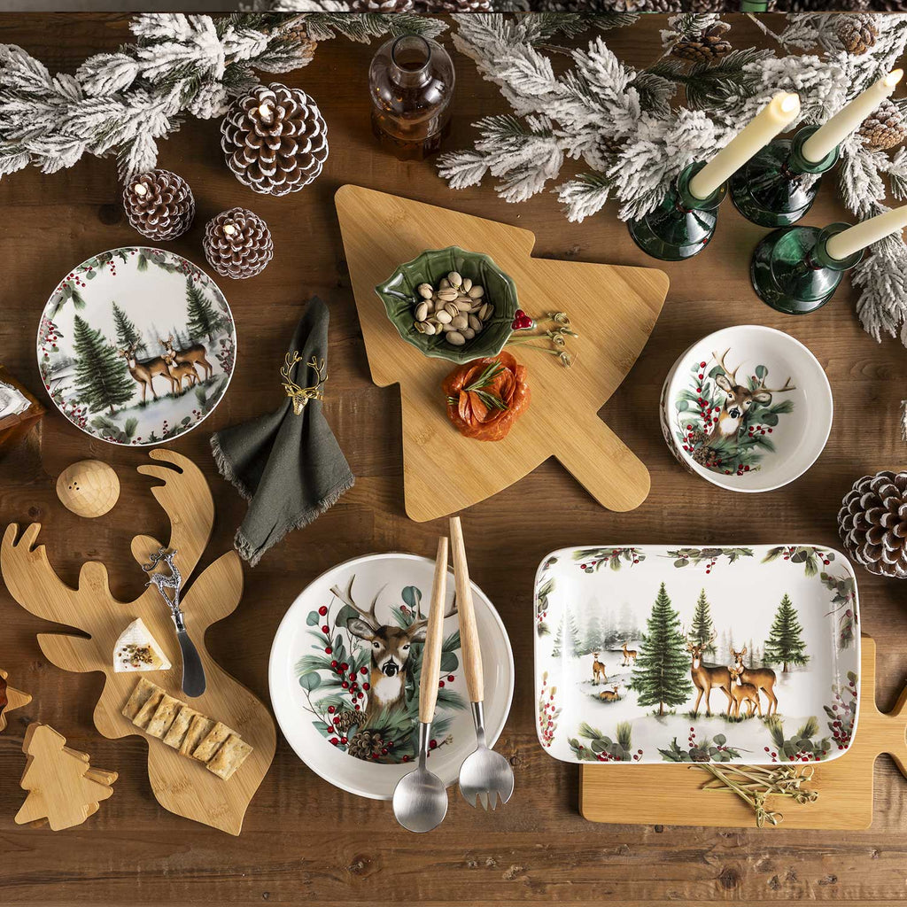 Bandeja Navidad Silvestre Forest 32cm