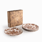 Plato mediano Bosque Invernal 20cm setx4