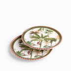 Plato Palmeras mono 20 cm set x2