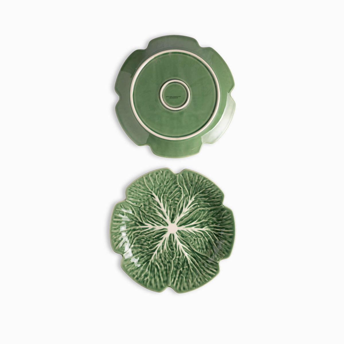 Plato principal Huerto Verde 26.5cm set x2