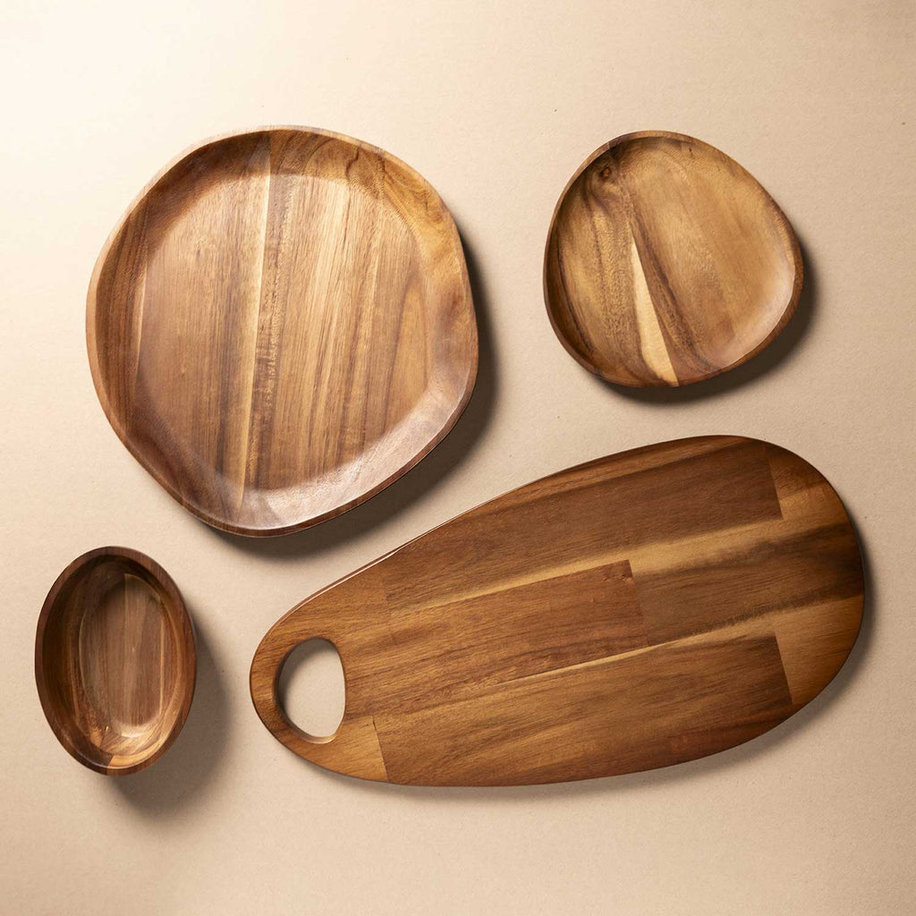 Plato acacia 20cm