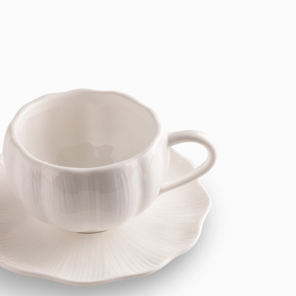 Pocillo y plato Pumpkin 200ml setx4