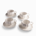 Pocillo y plato Pumpkin 200ml setx4