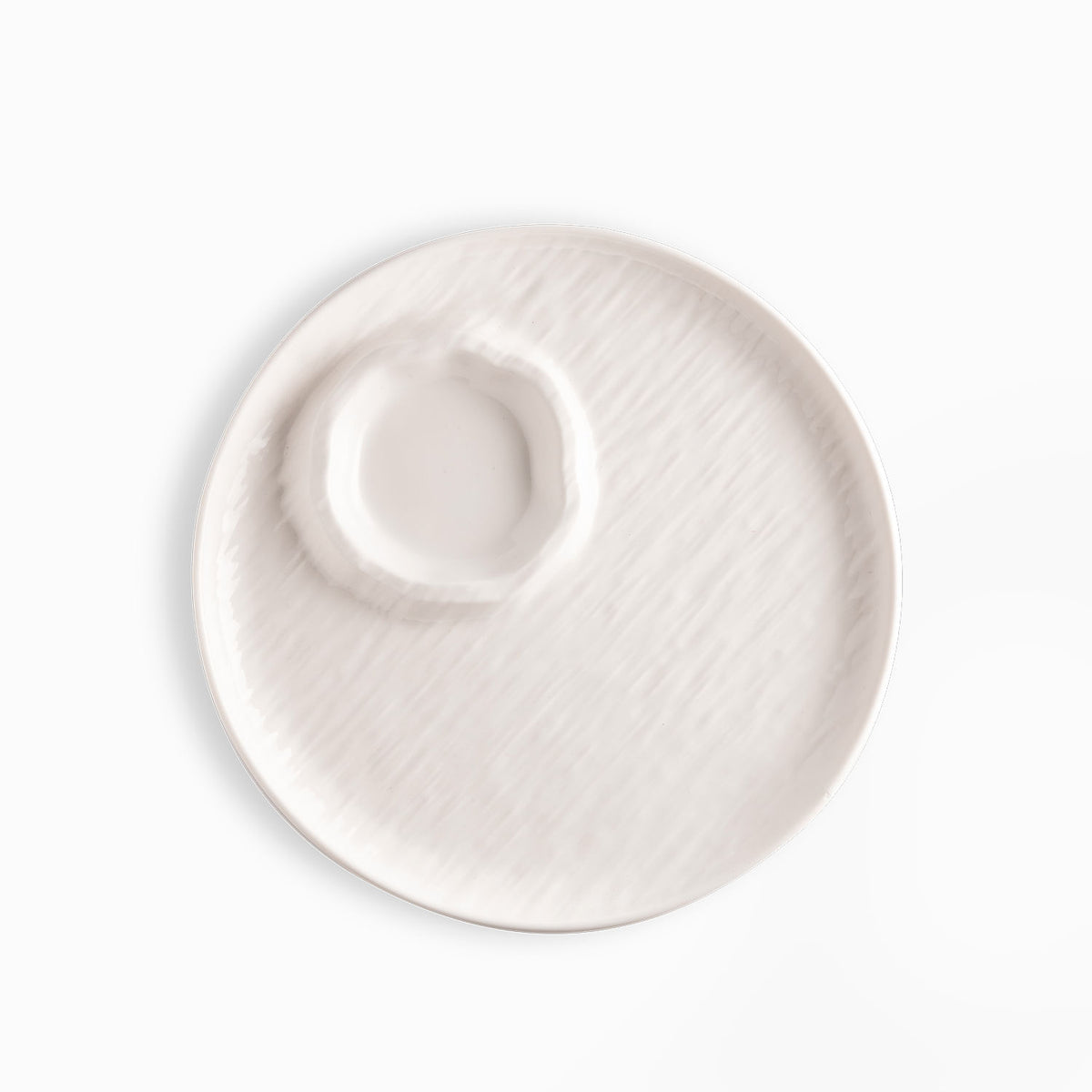 Plato con salsera zen 25cm