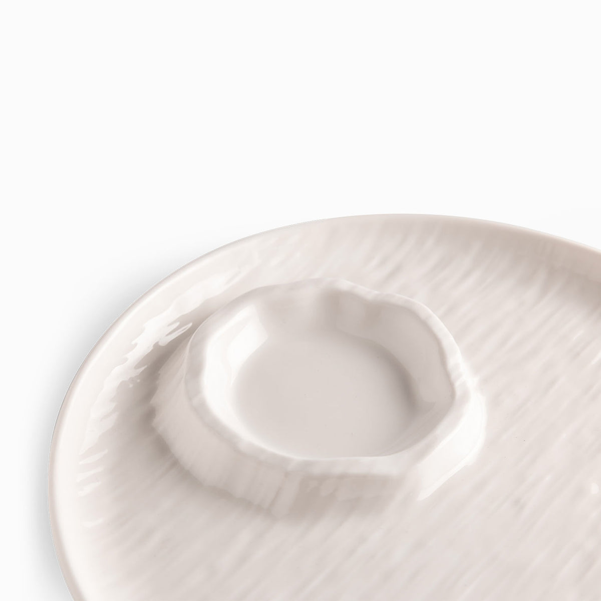 Plato con salsera zen 25cm