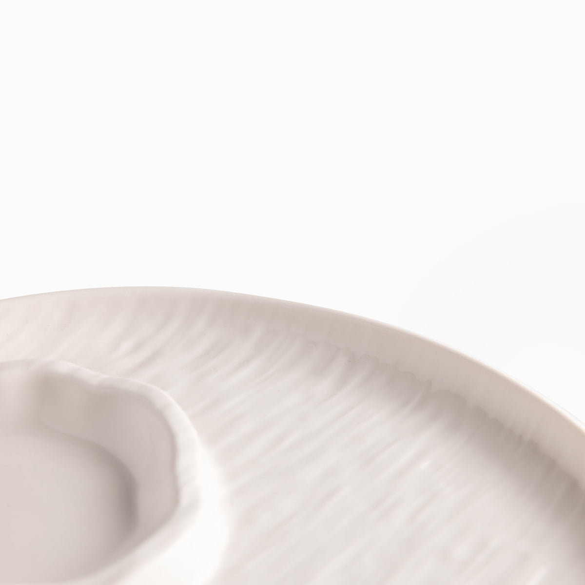 Plato con salsera zen 25cm