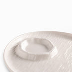 Plato con salsera zen 25cm